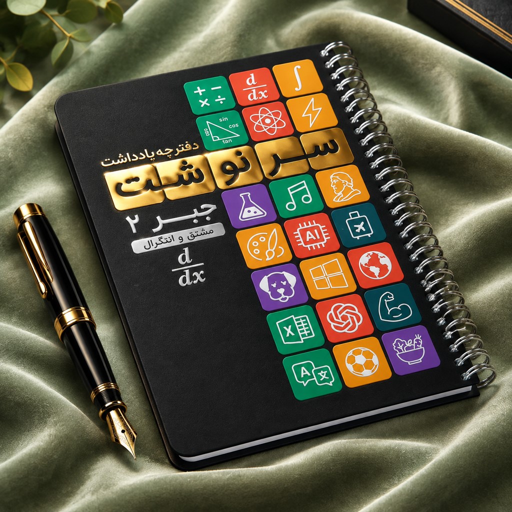 دفترچه یادداشت سرنوشت جبر 2 (مشتق و انتگرال)